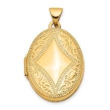 Oval Locket Pendant