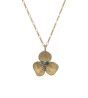 Pansy Flower Necklace