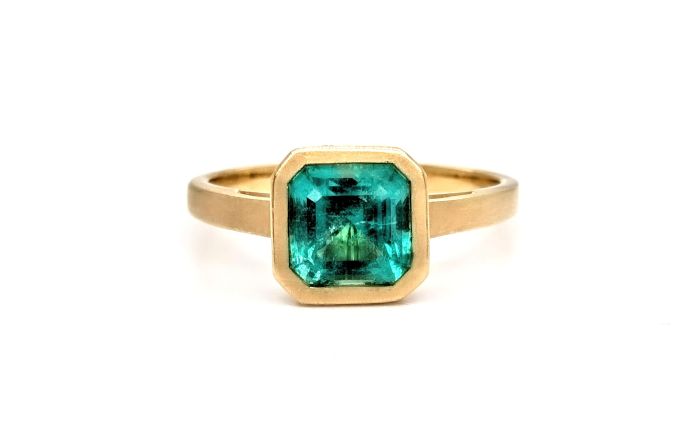 Emerald-Cut Emerald Ring