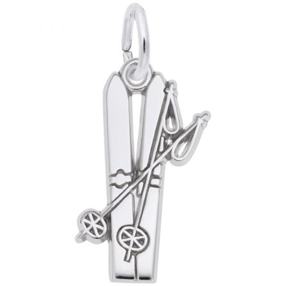 Flat Ski Charm