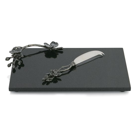 Black Orchid Cheese Board w/ Knife
