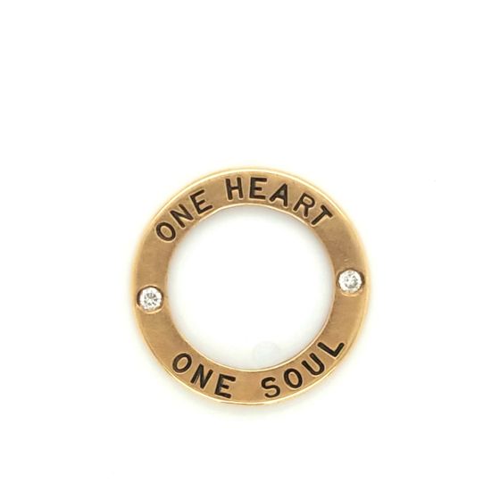 "One Heart, One Soul" Charm