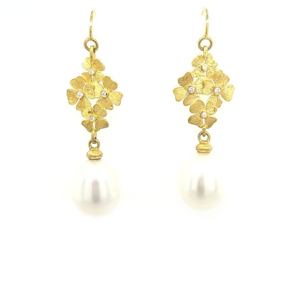 Fresh Water Pearl Drop Earrings