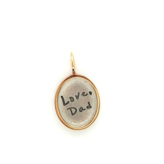 'Love, Dad' Charm