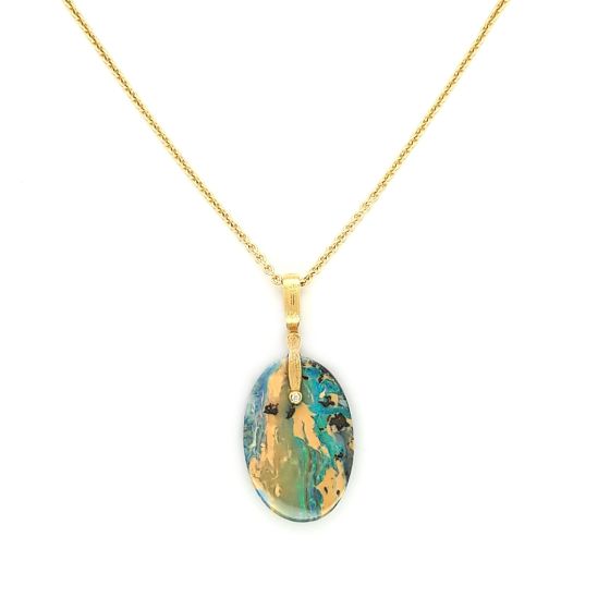 Boulder Opal Pendant