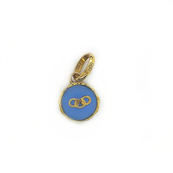 Blueberry Macaron Charm
