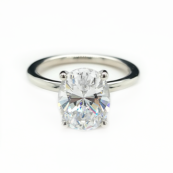 Platinum Semi-Mount Engagement Ring