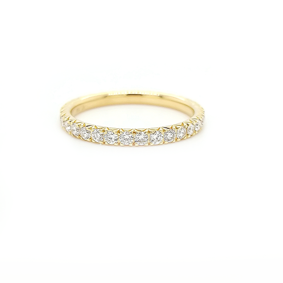 18K Diamond Wedding Band