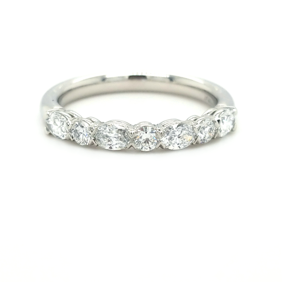 Platinum Grand Aire Petite Diamond Band