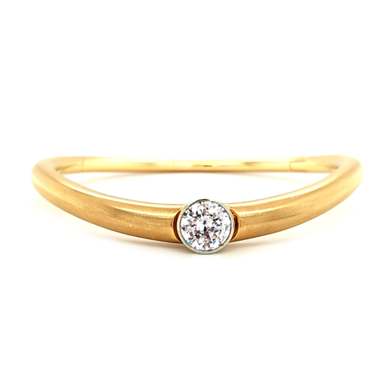 Gold Bangle Bracelet - 2 Carat