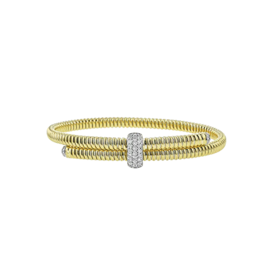 18K Diamond Bangle Bracelet