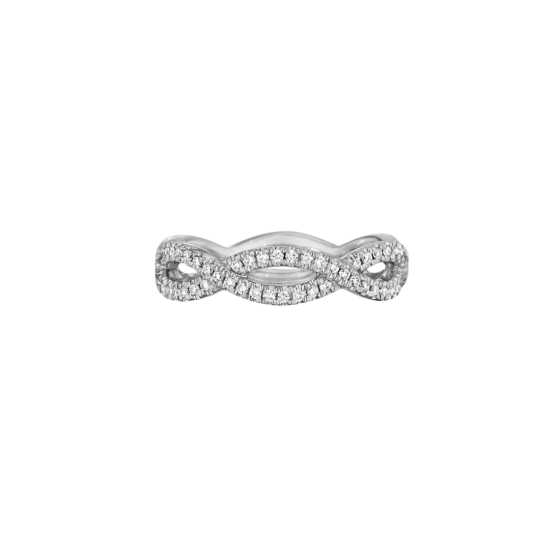 Inifinity Diamond Twist Band