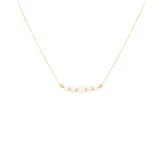 *Limited Edition* Cascading Round Pearl Necklace