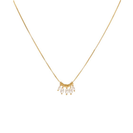Five Little Rice Pearls 'Luna' Necklace