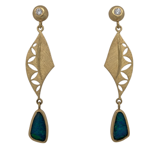 Opal Drop Earrings