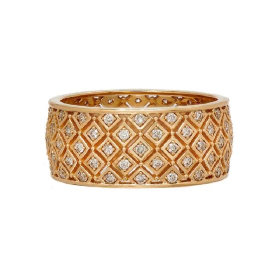 Trellis Diamond Band