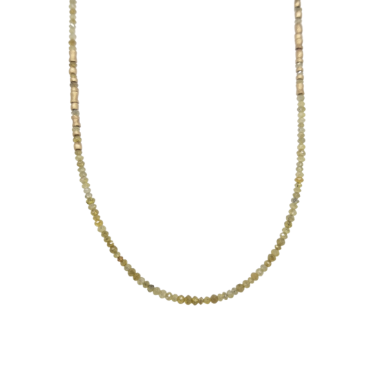 Yellow Diamond Roundel Necklace