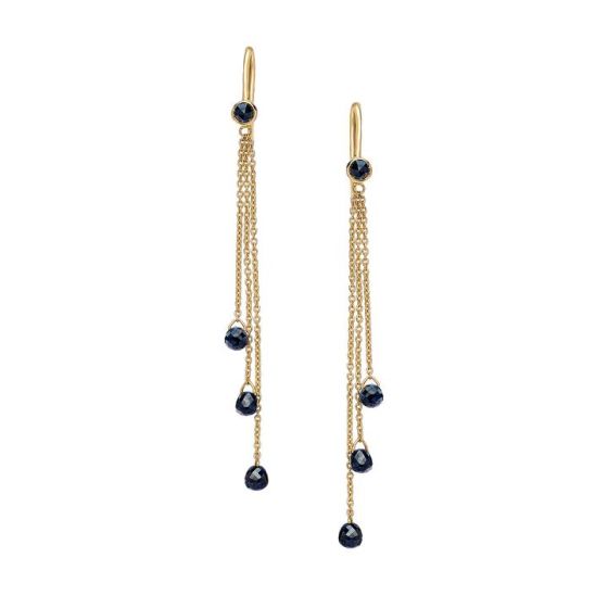 Noir Black Diamond Briolettes Earrings