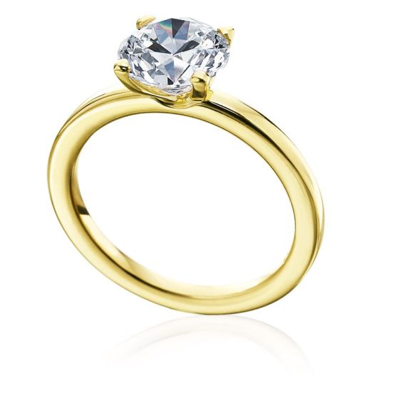 18K Semi-Mount Engagement Ring