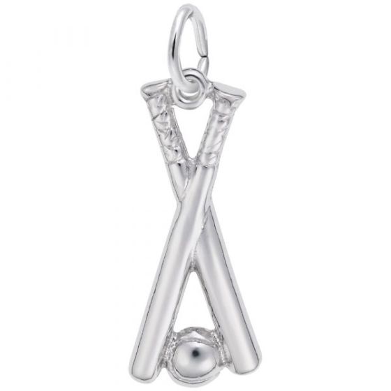 Baseball Bats and Ball Charm
