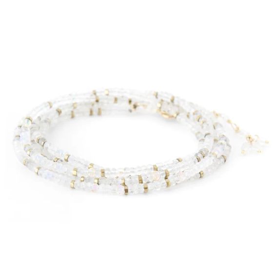 Moonstone Wrap Bracelet - Necklace