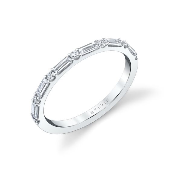 Baguette Diamond Wedding Band