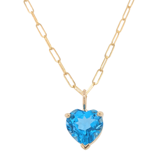 Blue Topaz Pendant