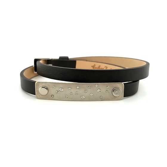 Silver Riveted Bracelet