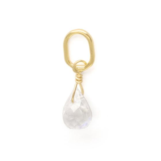 Moonstone Briolette Charm