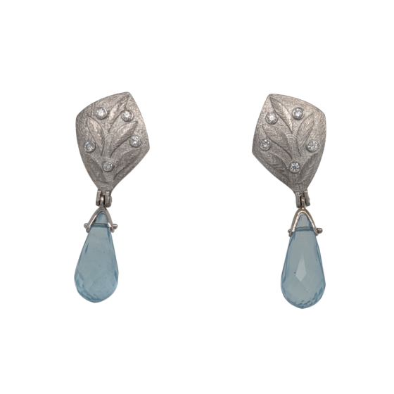 Aquamarine Drop Earrings