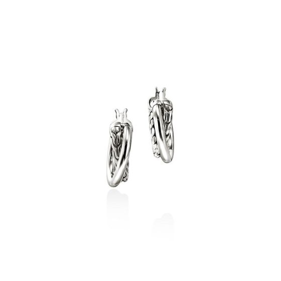 Crossover Hoop Earrings