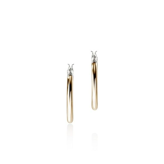 Mixed Metal Hoop Earring