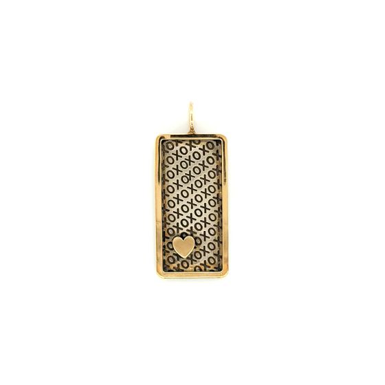 "XOXO" ID Tag Charm