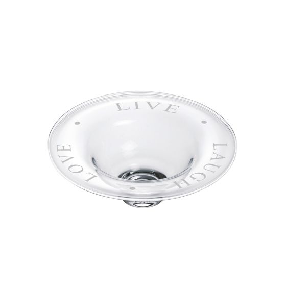 Engraved "Live Laugh Love" Celebration Bowl - M