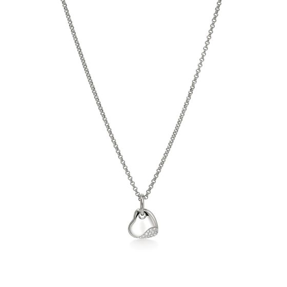 Pebble Heart Necklace