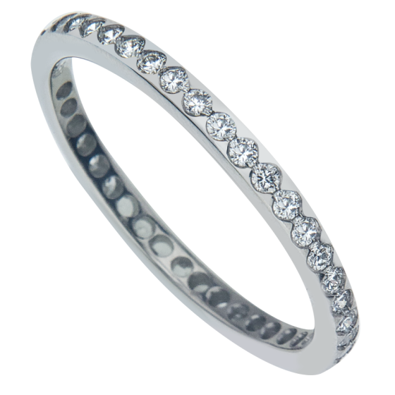Platinum Diamond Wedding Band