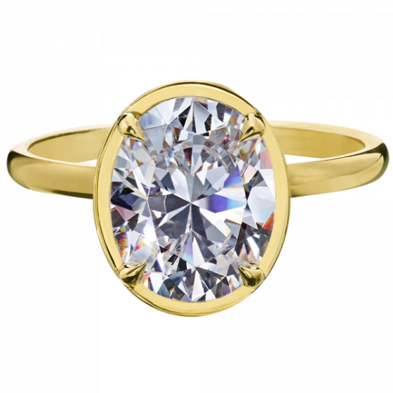 18K Semi-Mount Engagement Ring