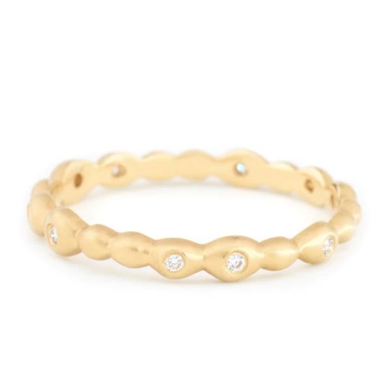 Scattered Diamond Seed Band