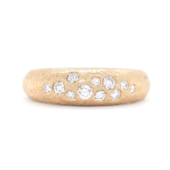 'Boulder' Diamond Bombe Ring