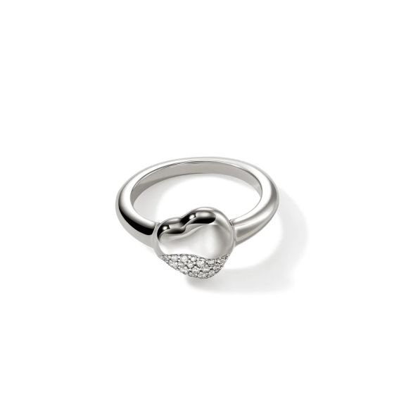 Pebble Heart Ring