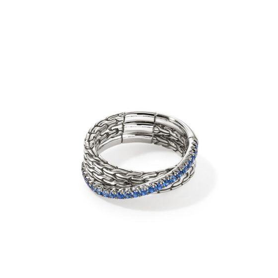 Pavé Crossover Ring