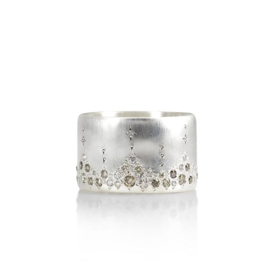Wide Silver band