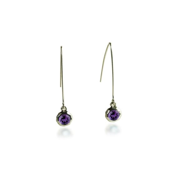 Amethyst Drop Earrings