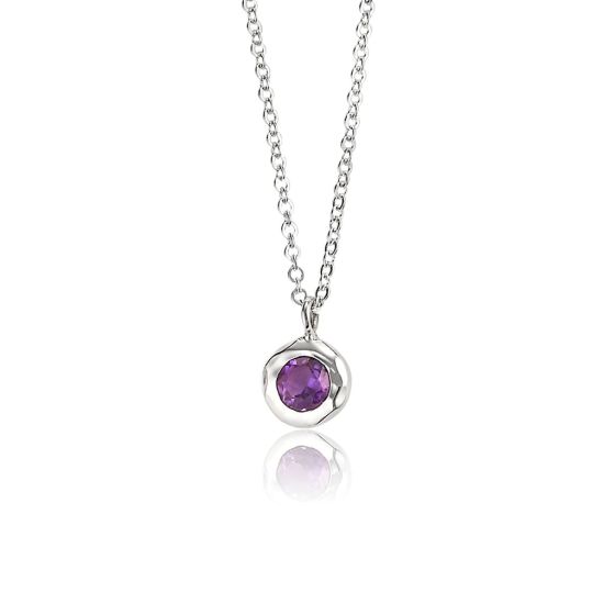 Amethyst Ripple Pendant