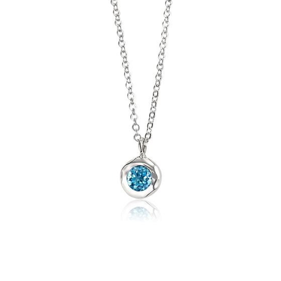 Blue Topaz Pendant