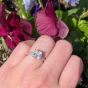 18K White Gold Semi-Mount Engagement Ring