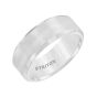 Bevel Edge Satin Finish Center Wedding Band