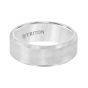 Bevel Edge Satin Finish Center Wedding Band