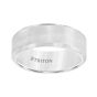 Bevel Edge Satin Finish Center Wedding Band