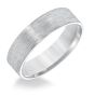 Palladium 6mm Textured Wedding Band